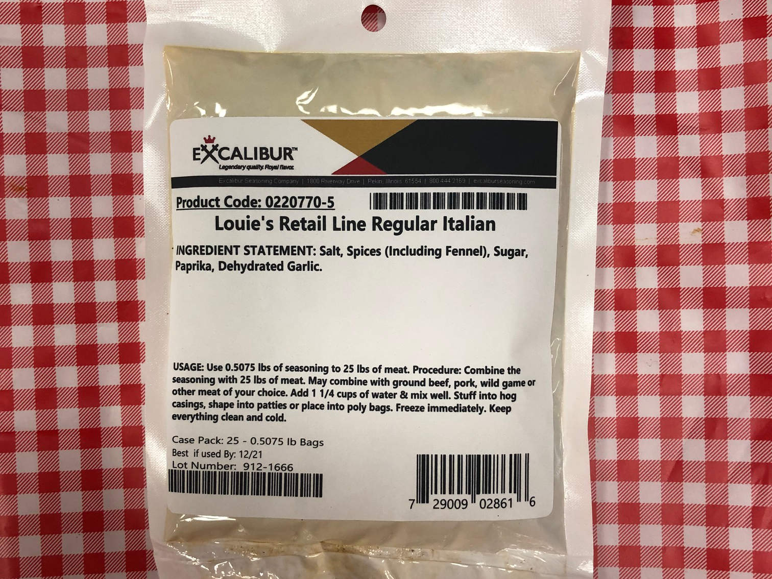 Louie’s Italian Sausage Seasoning